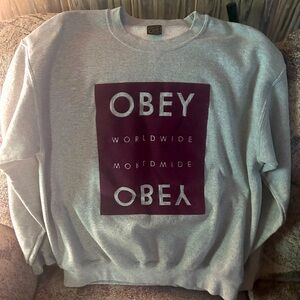 OBEY Crewneck Sweatshirt Women’s Large